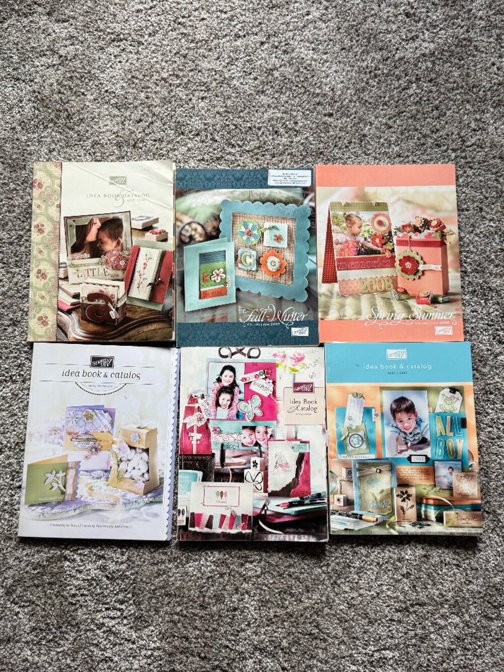 Vintage Stampin' Up! Idea Book & Catalogs Books 2004-2009